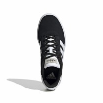 Chaussures de sport pour femme Adidas Court Platform Suede Noir