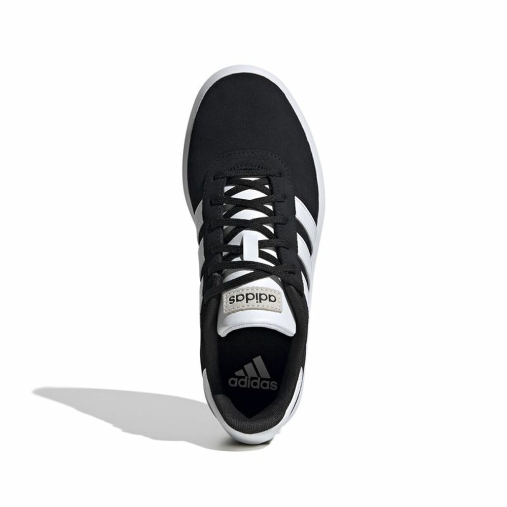 Chaussures de sport pour femme Adidas Court Platform Suede Noir