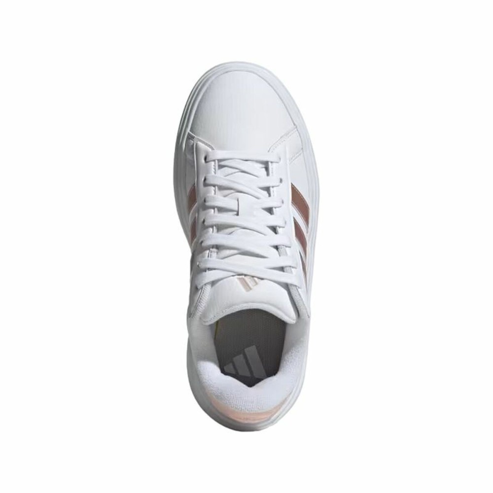 Chaussures de sport pour femme Adidas Grand Court Platform Blanc