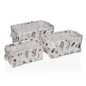 Panier Multi-usages Versa Textile 22 x 12 x 10 cm 18 x 14 x 28 cm 25 x 15 x 12 cm 28 x 18 x 14 cm