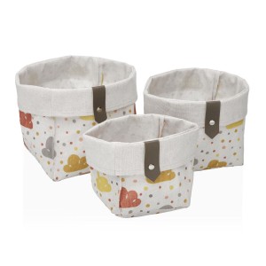 Mehrzweckkorb Versa Textil 10 x 10 x 10 cm 14 x 14 x 14 cm 12 x 12 x 12 cm
