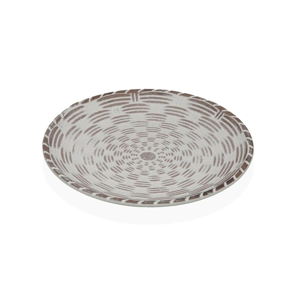 Vide-poches Versa Blanc Bois MDF 20 x 2,5 x 20 cm