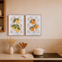 Leinwand Versa Orange 2,2 X 40 X 30 CM