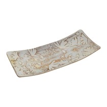 Centerpiece Versa Brown MDF Wood 16 x 4,5 x 38,5 cm Flowers