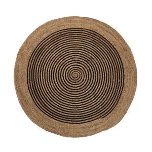 Tapis Versa Noir Cercles
