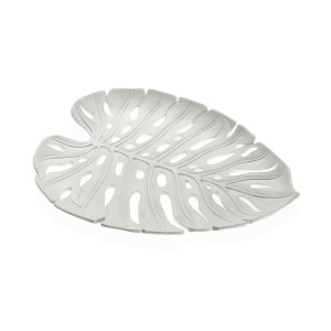 Centre de Table Versa Blanc Résine 2,3 X 24 X 30 CM