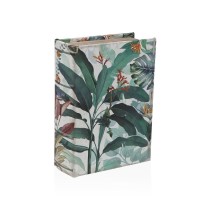 Jewelry box Versa Canvas MDF Wood 7 x 22 x 16 cm Tropical