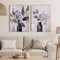 Painting Versa Canvas 2,5 X 60 X 50 CM Vase