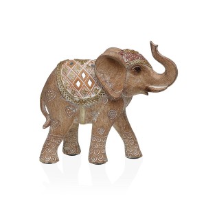 Decorative Figure Versa Elephant 6,5 X 14,5 X 16 CM