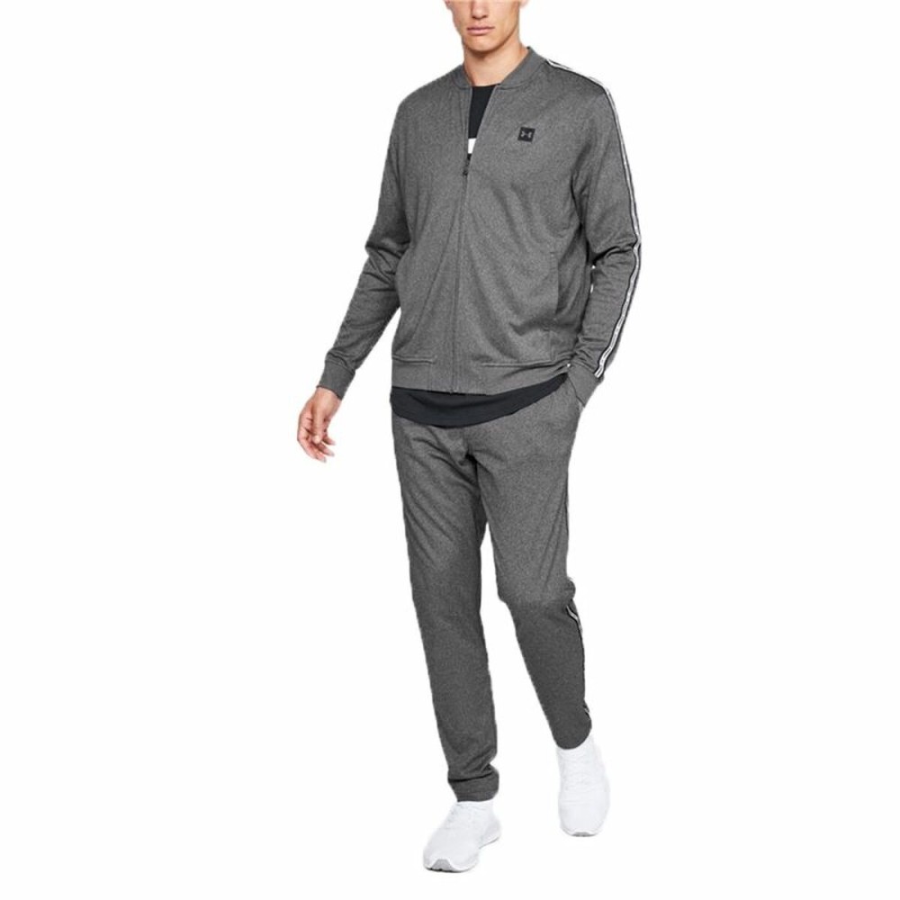 Sportjackefür Herren Under Armour Tricot Track Dunkelgrau