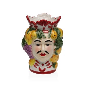 Vase Versa KAMIR Ceramic Escandinavo/Nórdico 12 X 17,8 X 11,8 CM