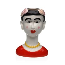 Vase Versa Rosi Ceramic Escandinavo/Nórdico 14,3 X 25,5 X 18,5 CM
