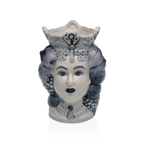 Vase Versa MARA Ceramic Escandinavo/Nórdico 12 X 17,8 X 11,8 CM