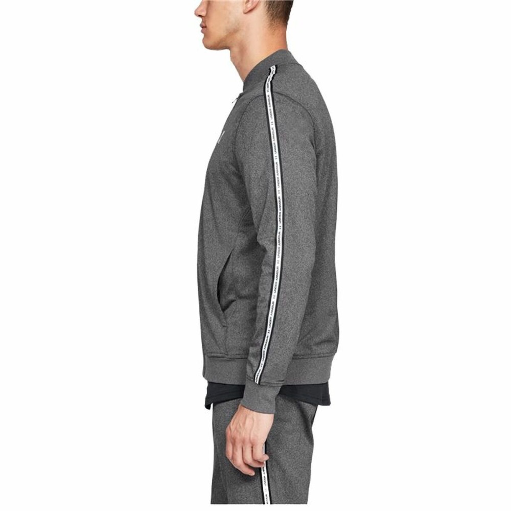 Veste de Sport pour Homme Under Armour Tricot Track Gris foncé