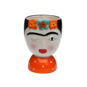 Vase Versa Ceramic Escandinavo/Nórdico 14,3 X 25,5 X 18,5 CM Frida Kahlo