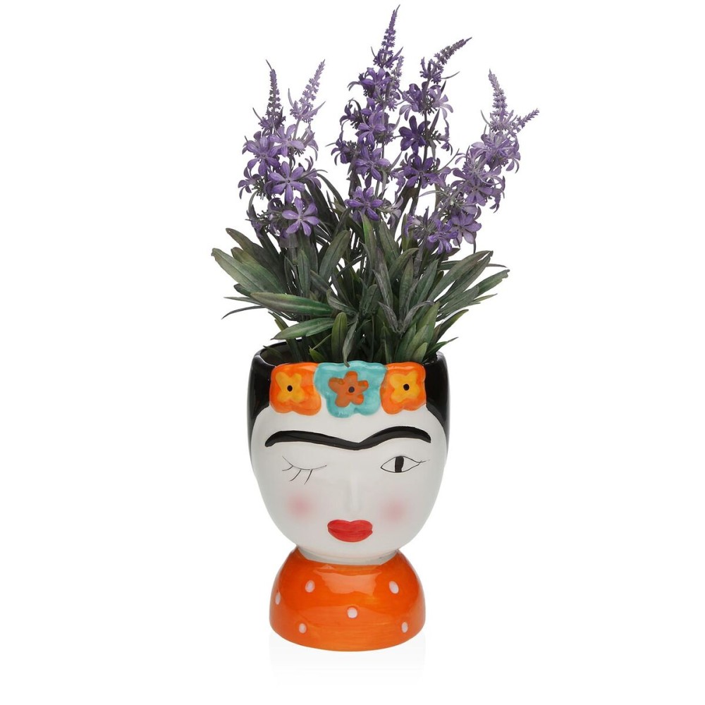 Vase Versa Ceramic Escandinavo/Nórdico 14,3 X 25,5 X 18,5 CM Frida Kahlo