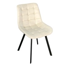 Chair Versa RHODES Beige 55 x 82 x 51 cm (4 Units)