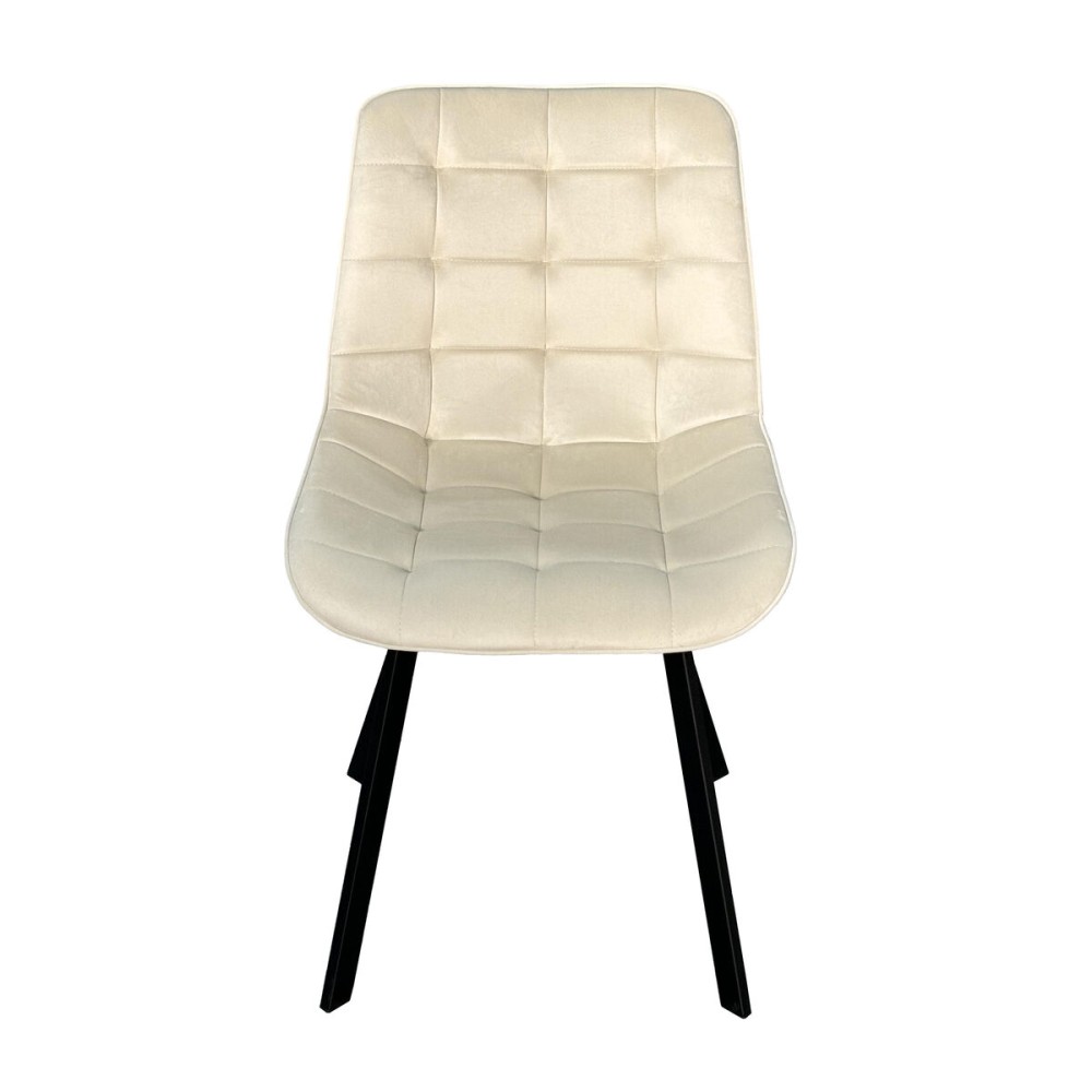 Stuhl Versa RHODES Beige 55 x 82 x 51 cm (4 Stück)