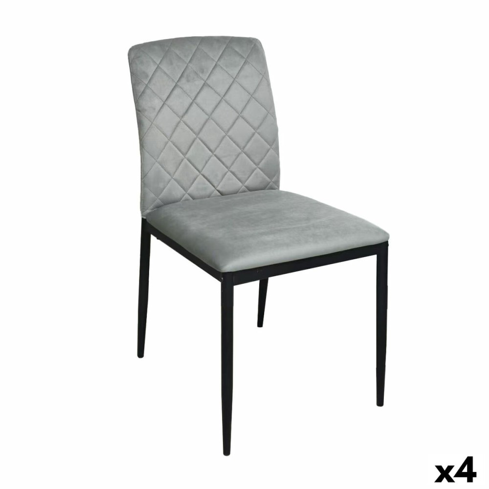 Chaise Versa ZEGERS Gris 58 x 83 x 44 cm (4 Unités)