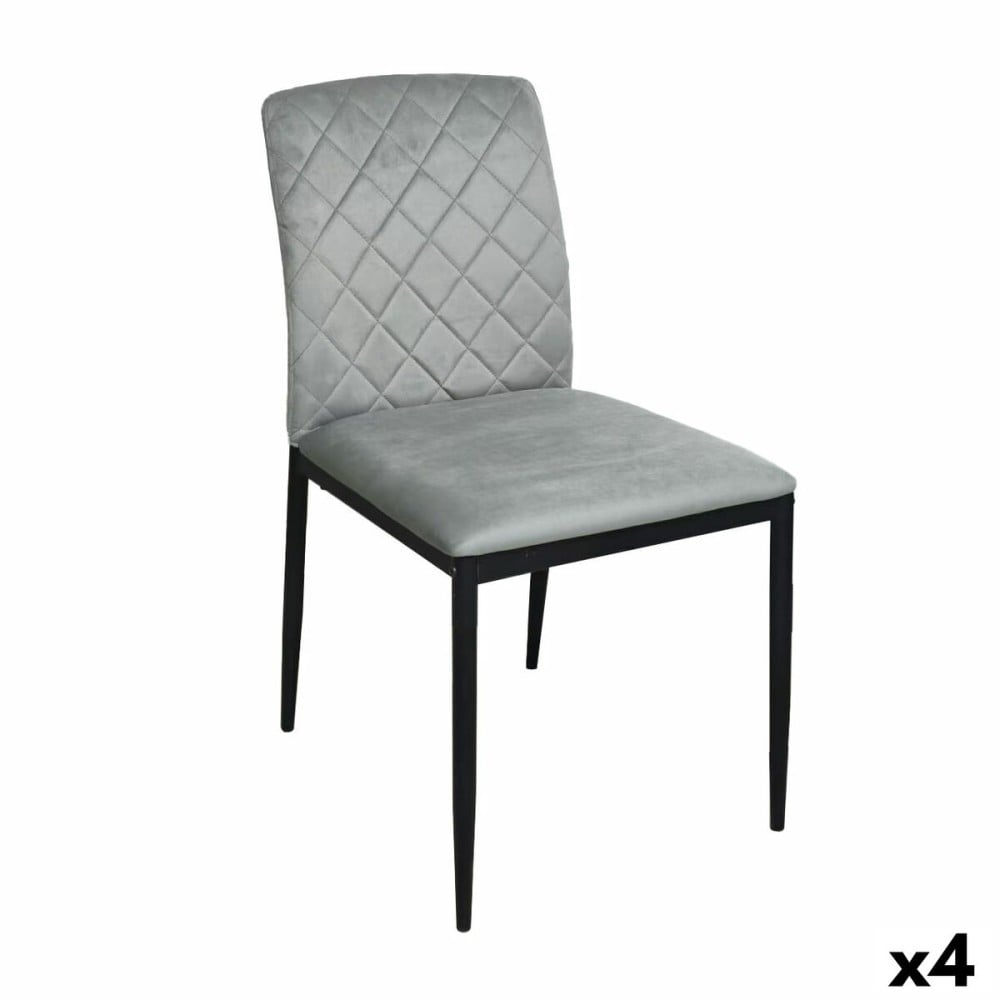Stuhl Versa ZEGERS Grau 58 x 83 x 44 cm (4 Stück)