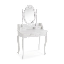 Dresser Versa White Wood Crystal MDF Wood 40 x 146 x 75 cm
