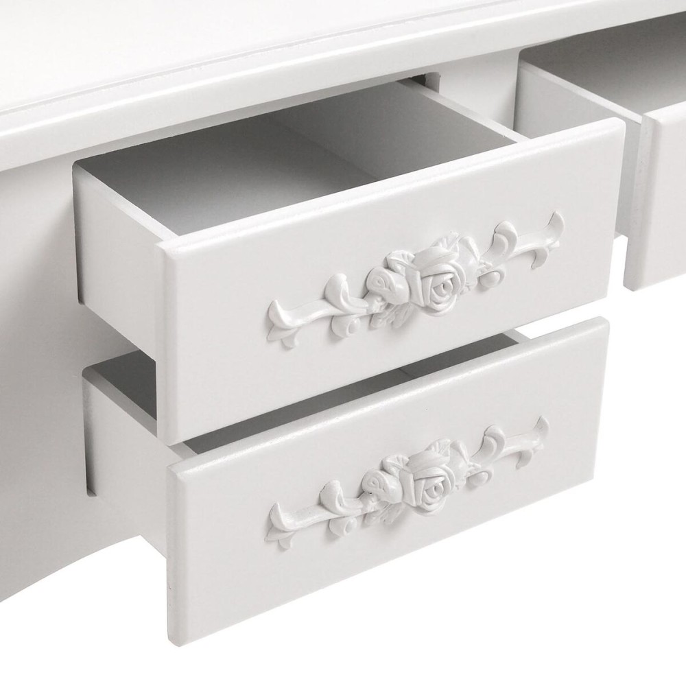 Dresser Versa White Wood Crystal MDF Wood 40 X 144 X 90 CM
