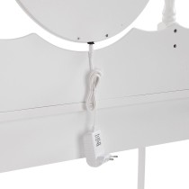 Dresser Versa White Wood Crystal MDF Wood 40 X 144 X 90 CM