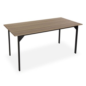 Esstisch Versa Collins Metall Melamine Holz MDF 75 x 80 x 164,5 cm