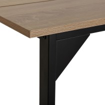 Table de Salle à Manger Versa Collins Métal Mélamine Bois MDF 75 x 80 x 164,5 cm