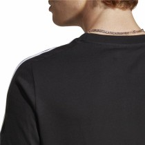 Men’s Short Sleeve T-Shirt Adidas Essentials Single 3 Bandas Black