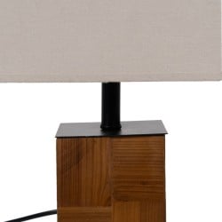 Desk lamp Brown Cream 60 W 220-240 V 20 x 20 x 40 cm