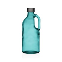 Wasserflasche Versa Blau Glas Aluminium