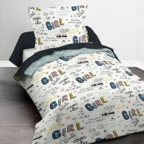 Parure de couette Kids First TODAY Blanc Lit simple