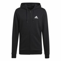 Sportjackefür Herren Adidas French Terry Big Logo Schwarz