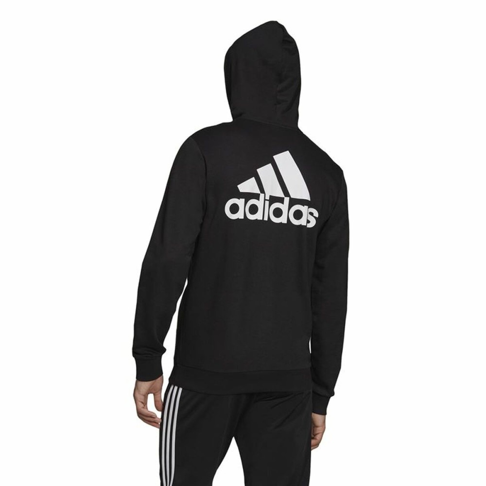 Sportjackefür Herren Adidas French Terry Big Logo Schwarz