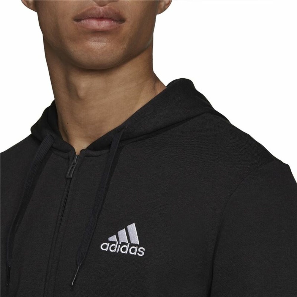 Sportjackefür Herren Adidas French Terry Big Logo Schwarz