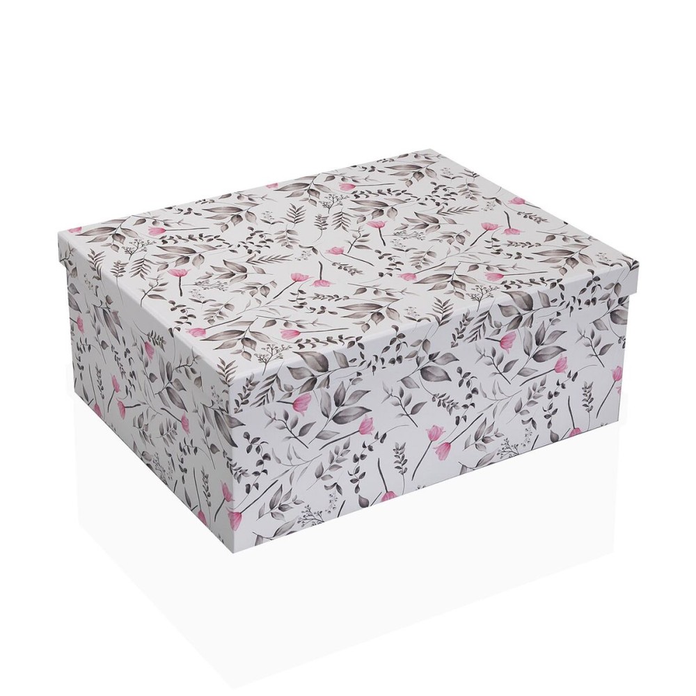 Set of decorative boxes Versa Caprice Cardboard (15 Pieces)