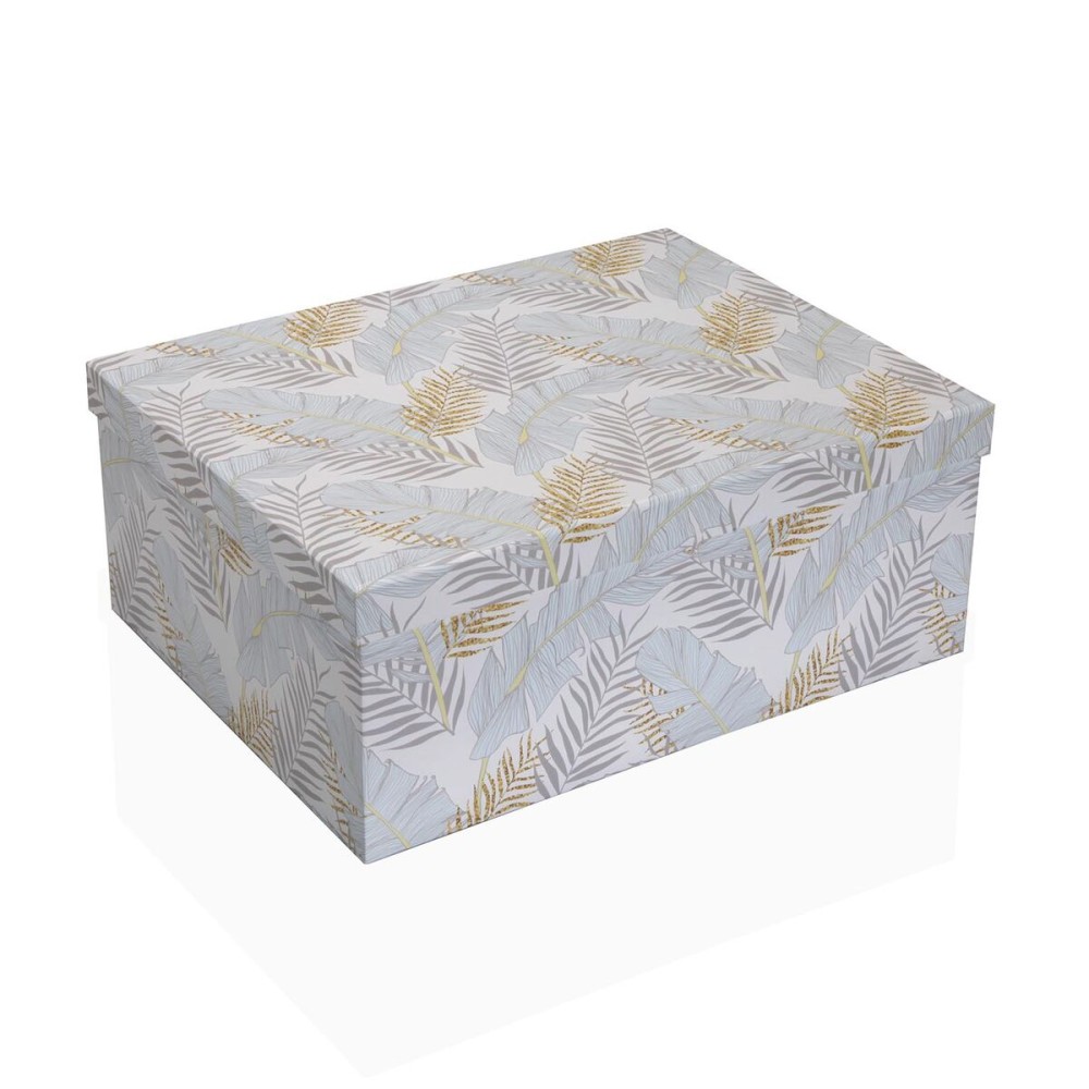 Set de boîtes décoratives Versa Carton Plumes (15 Pièces)