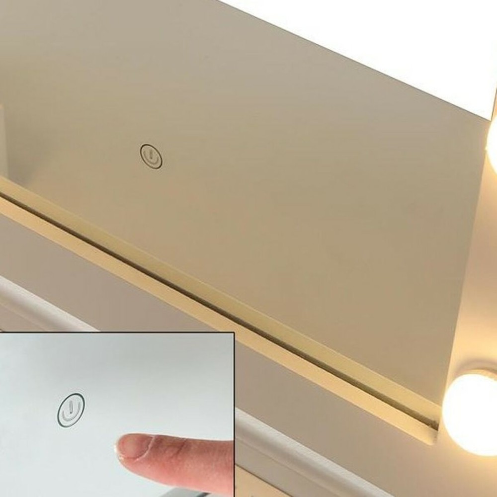 Dresser Versa White MDF Wood 40 x 139 x 80 cm