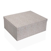 Set of decorative boxes Versa Serpentine Cardboard (15 Pieces)