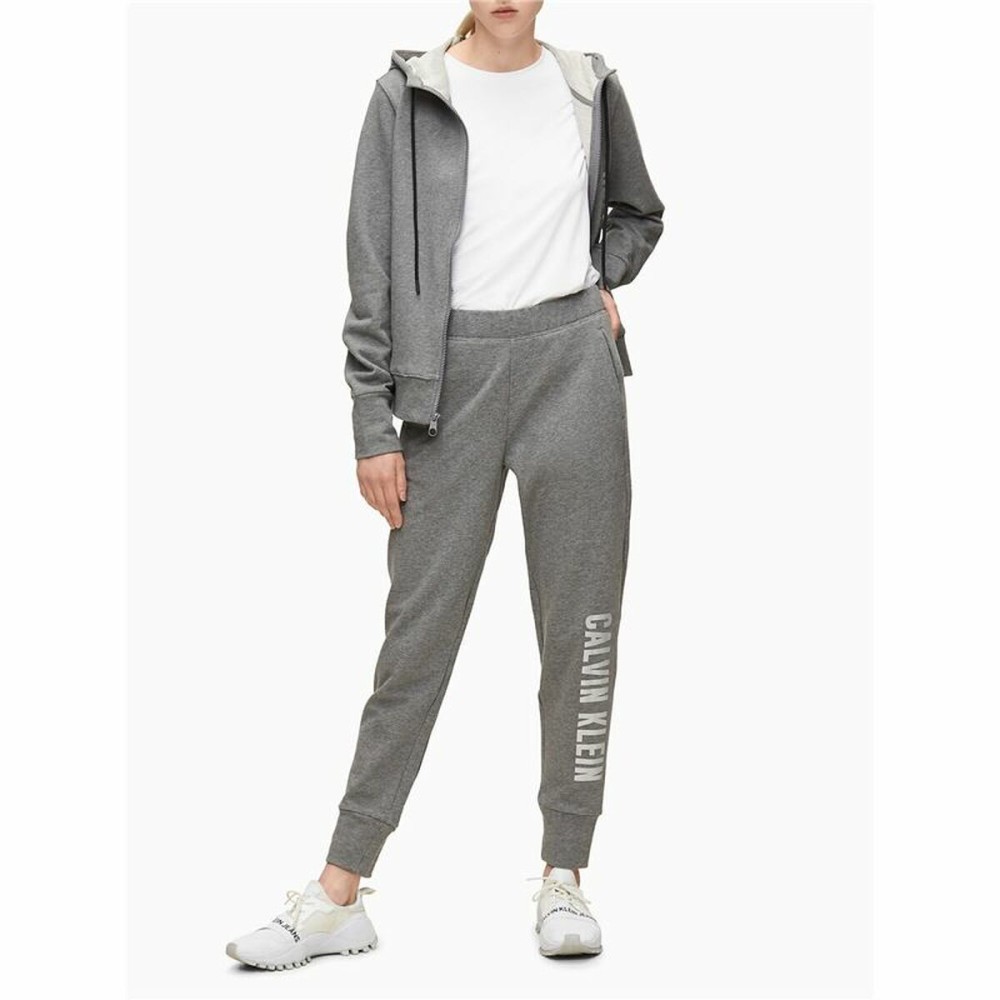 Veste de Sport pour Femme Calvin Klein Full Zip Gris foncé