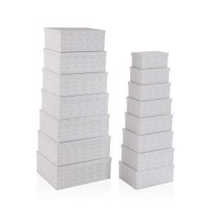 Set dekorativer Karten Versa Laison Pappe (15 Stücke)