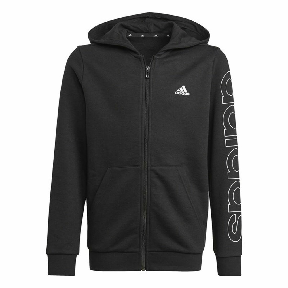 Sportjacke für Kinder Adidas Essentials  Schwarz