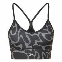 Sports Bra Reebok Workout Ready Black Grey