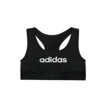 Soutien-gorge de Sport Adidas Sports Single Jersey Enfant Noir