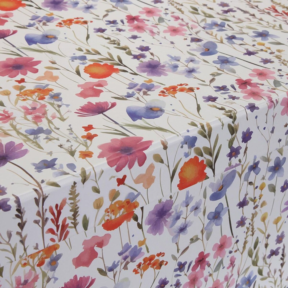 Set de boîtes décoratives Versa Carton Fleurs (15 Pièces)