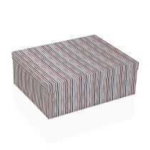 Set of decorative boxes Versa Cardboard (15 Pieces)