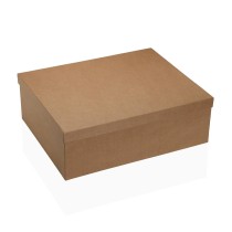 Set dekorativer Karten Versa Braun Pappe (15 Stücke)