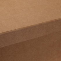 Set of decorative boxes Versa Brown Cardboard (15 Pieces)