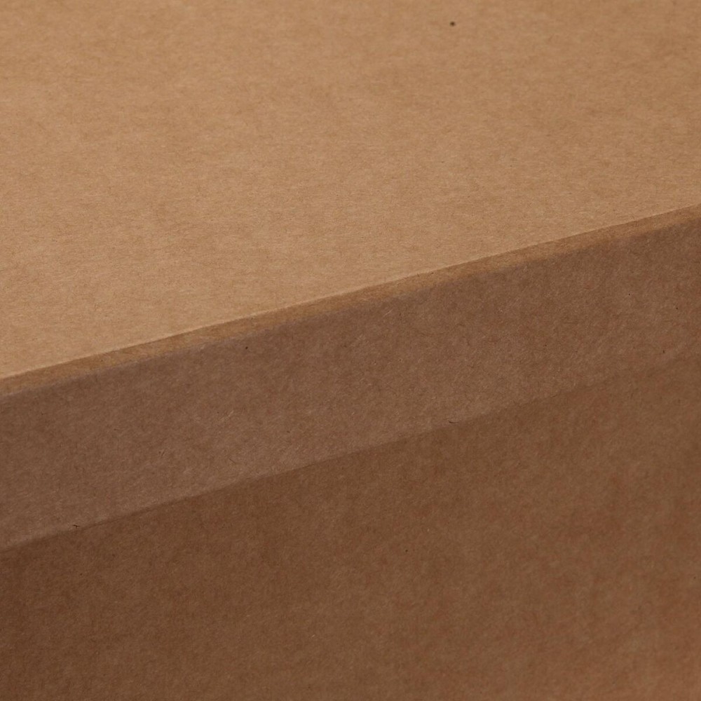 Set of decorative boxes Versa Brown Cardboard (15 Pieces)